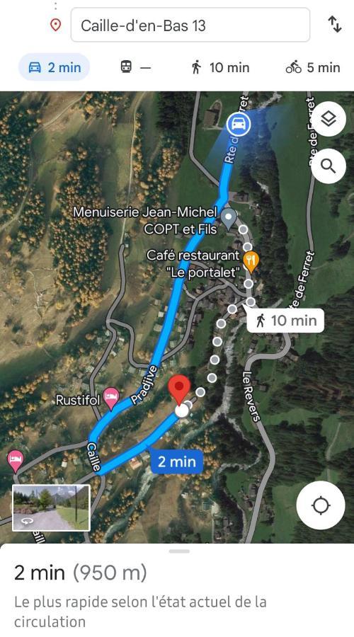 Chez Pierre Leilighet Praz-de-Fort Eksteriør bilde